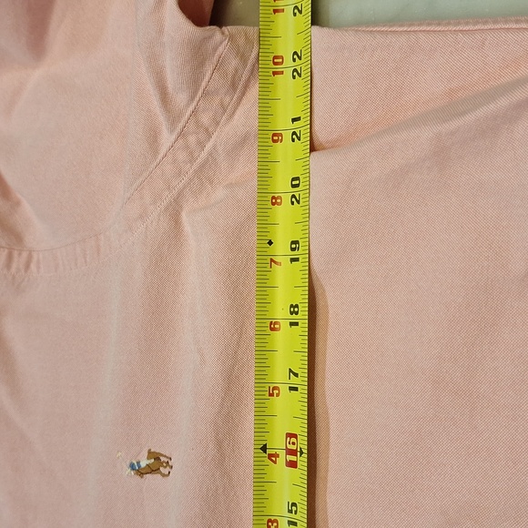 Vintage Ralph‎ Lauren Men's Lt Pink Buttondown Classic Fit Shirt Multicolor Pony - Picture 5 of 7